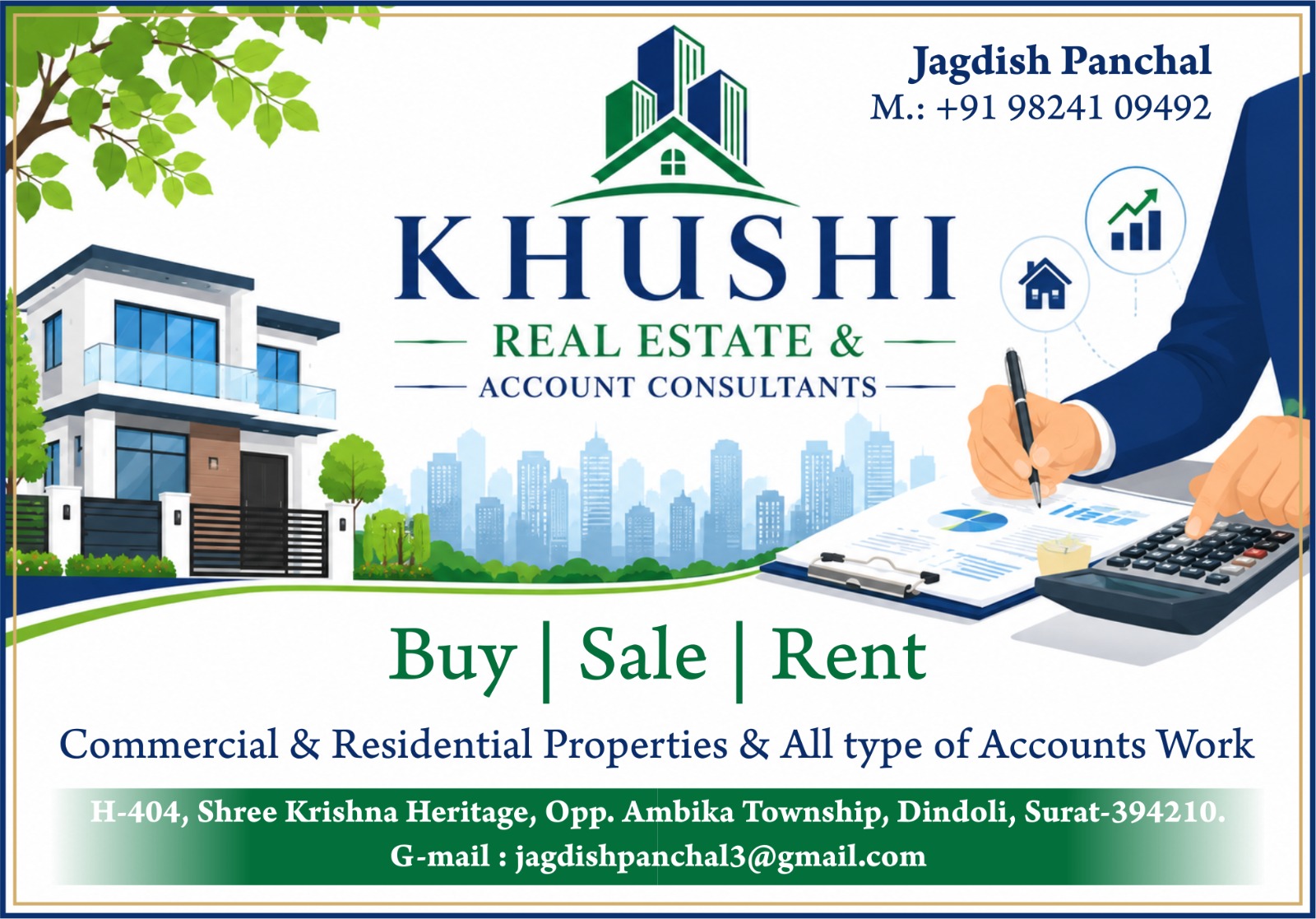 Khushi Real Estate & Account Consultant