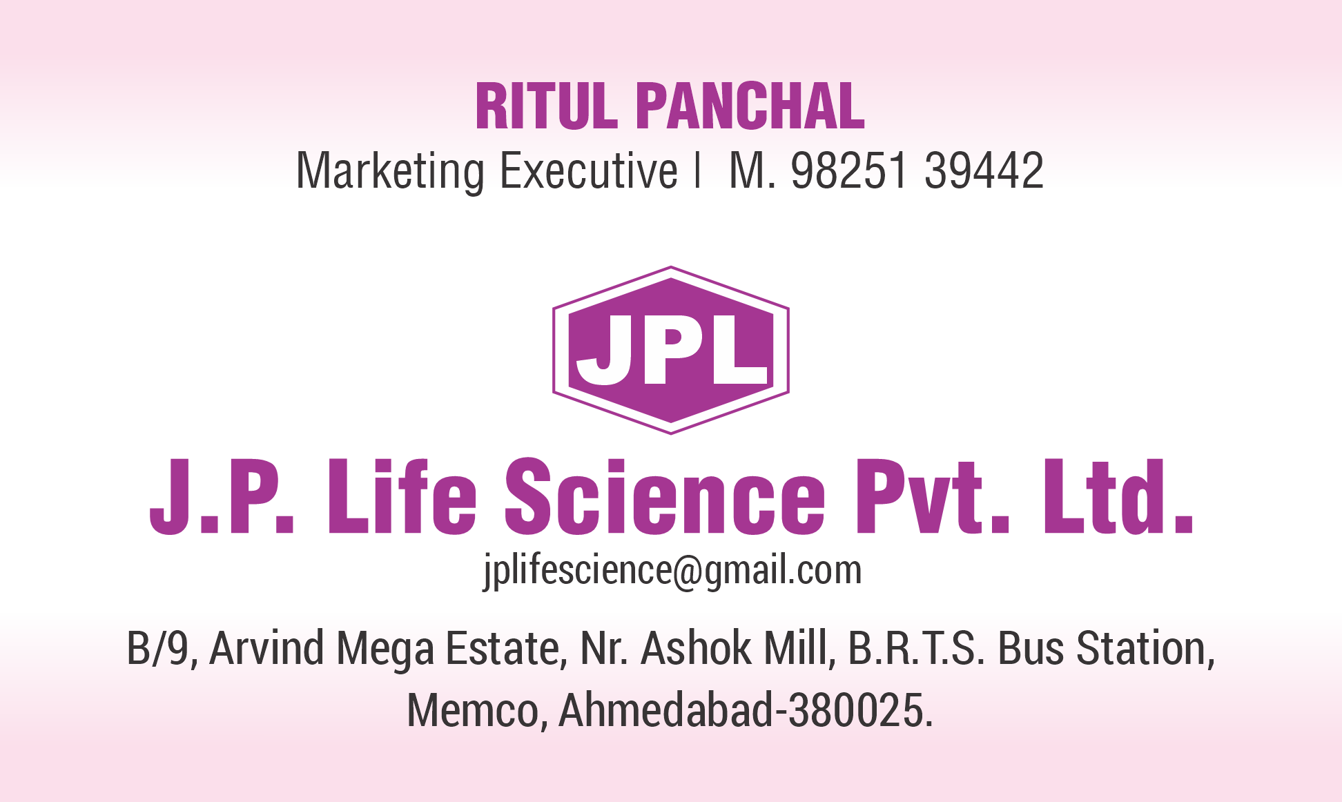JP Life Science Pvt Ltd